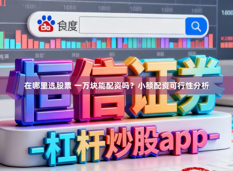 在哪里选股票 一万块能配资吗？小额配资可行性分析