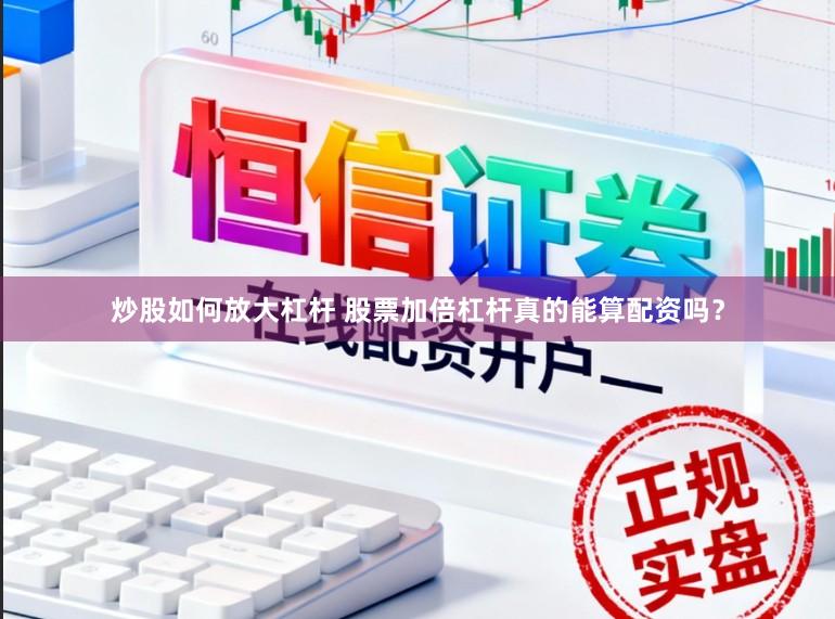 炒股如何放大杠杆 股票加倍杠杆真的能算配资吗？