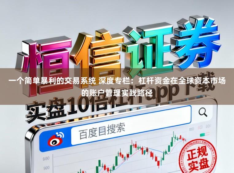 一个简单暴利的交易系统 深度专栏：杠杆资金在全球资本市场的账户管理实践路径